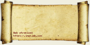 Emilija Isaković vizit kartica